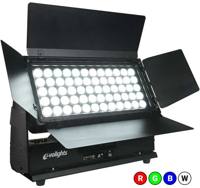 Outdoor EVOLIGHTS 60x10W RGBW LED WALL WASHER lauko apšvietimas IP65