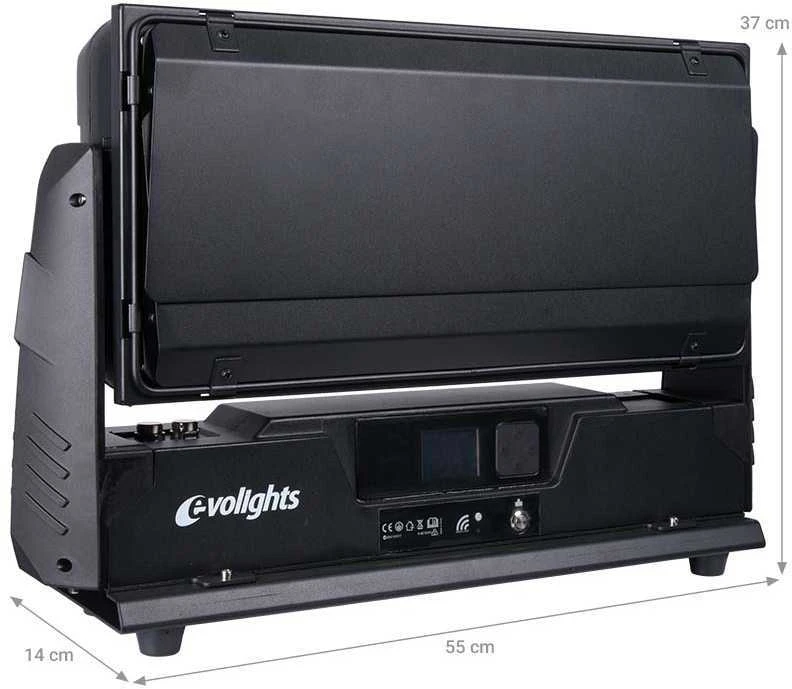 Outdoor EVOLIGHTS 60x10W RGBW LED WALL WASHER lauko apšvietimas IP65