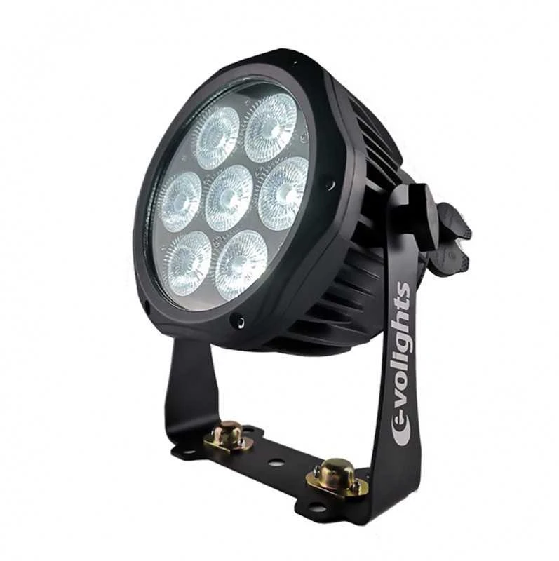 „Carruzzo Lighting EVOLIGHTS GLACIER 7 LED PAR 7x10W RGBWA-U“