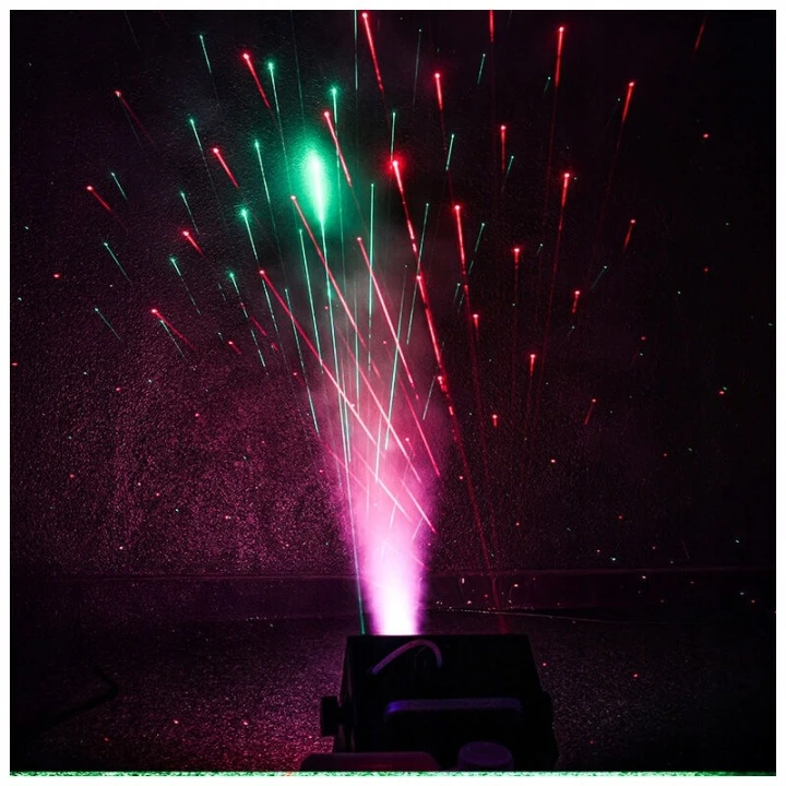 Rūko dūmų mašina su LED ir lazerio efektais LIGHT4ME FOG LASER, 900 W