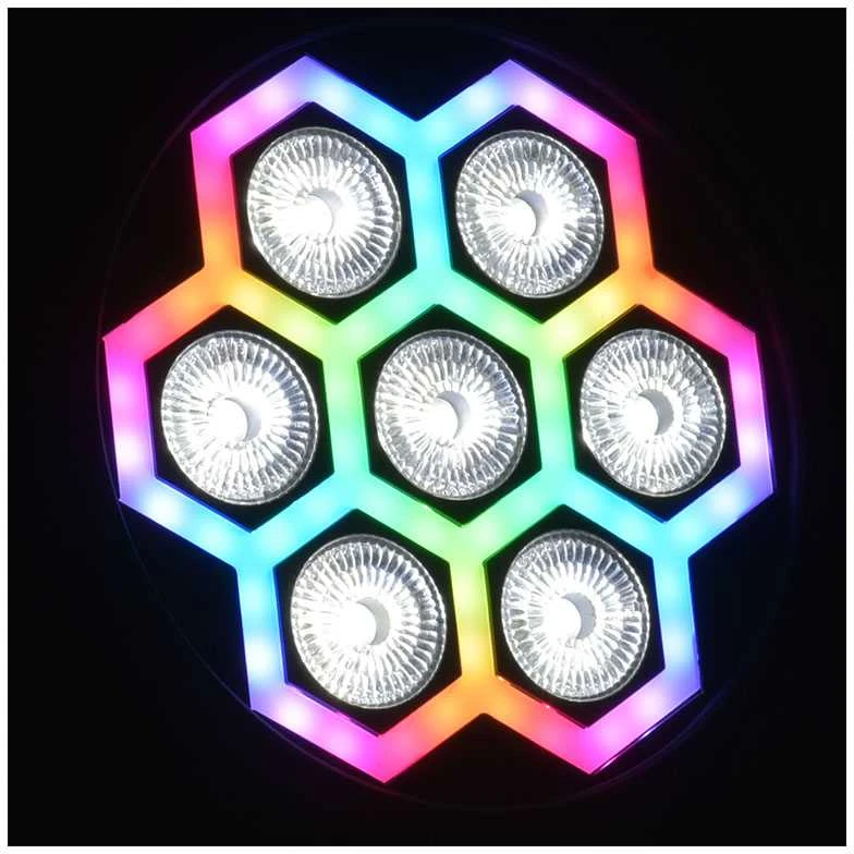 L4M LIGHT4ME FRAME PAR 7&215;12 LED RGBW prožektorius su efektais