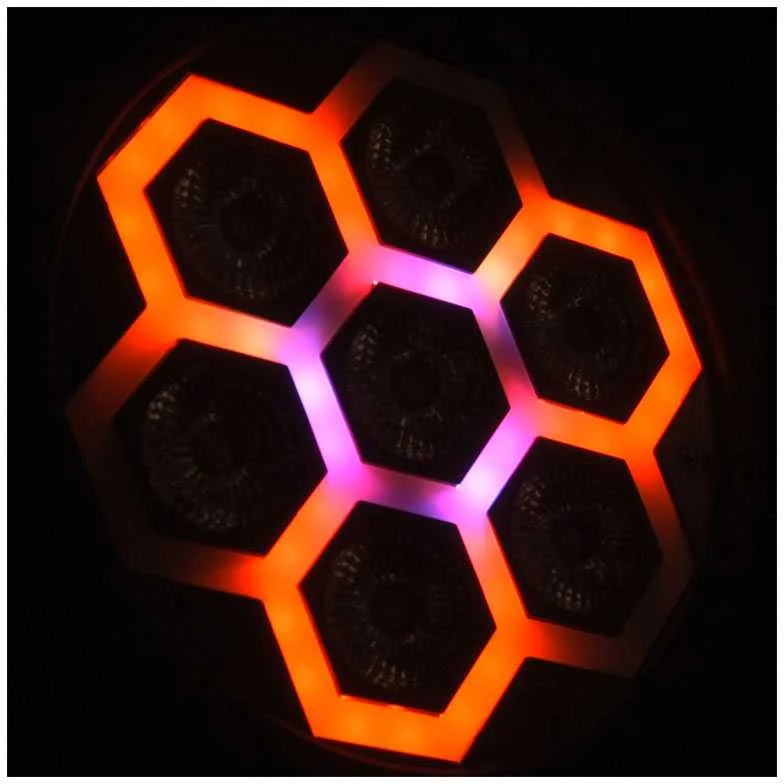 L4M LIGHT4ME FRAME PAR 7&215;12 LED RGBW prožektorius su efektais