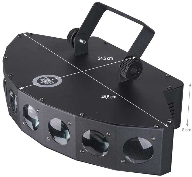 Spotlight LIGHT4ME OCTOBEAM V2 disko efekto LED scenos prožektorius
