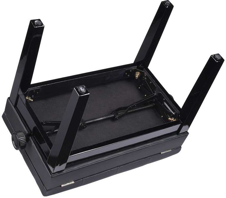 V-TONE BENCH 2 BK pianino suoliukas su daiktadėže