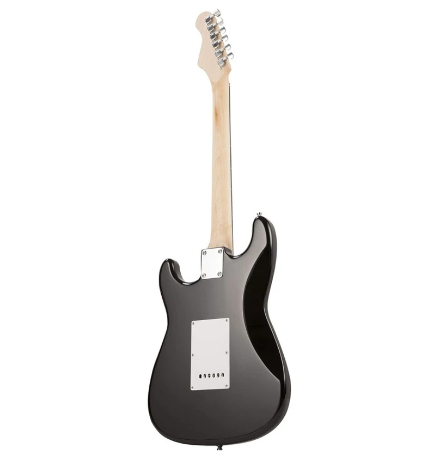 Carruzzo Elektrinės gitaros rinkinys V-TONE EG 39 BK 4/4 Stratocaster, Juodos spalvos