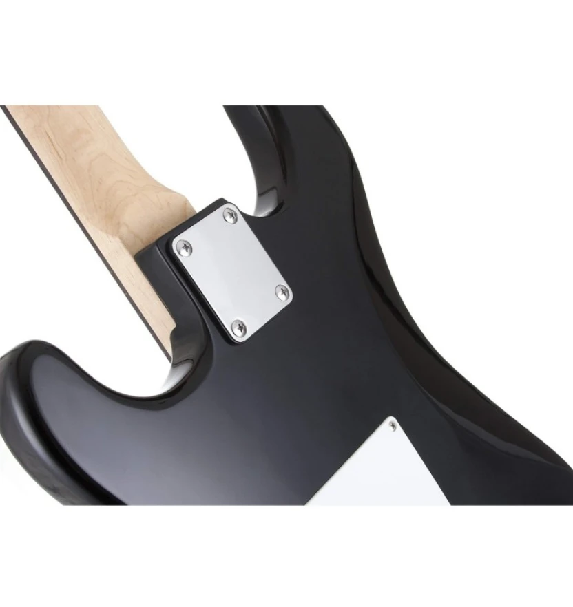 Carruzzo Elektrinės gitaros rinkinys V-TONE EG 39 BK 4/4 Stratocaster, Juodos spalvos