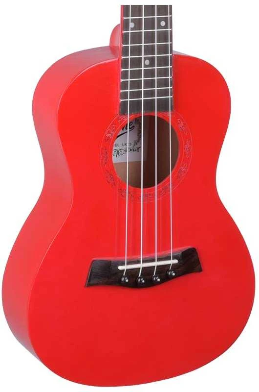 V-TONE UK23 RD akustinė koncertinė ukulelė 23" raudona + dangtelis
