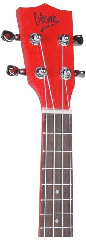 V-TONE UK23 RD akustinė koncertinė ukulelė 23" raudona + dangtelis