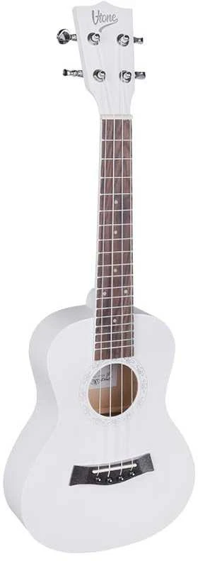 BWS V-TONE UK23 WH akustinis koncertas ukulele 23" baltas + viršelis