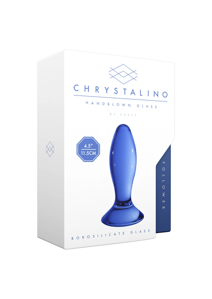 Chrystalino By Shots Follower – stiklinis užpakalio kištukas
