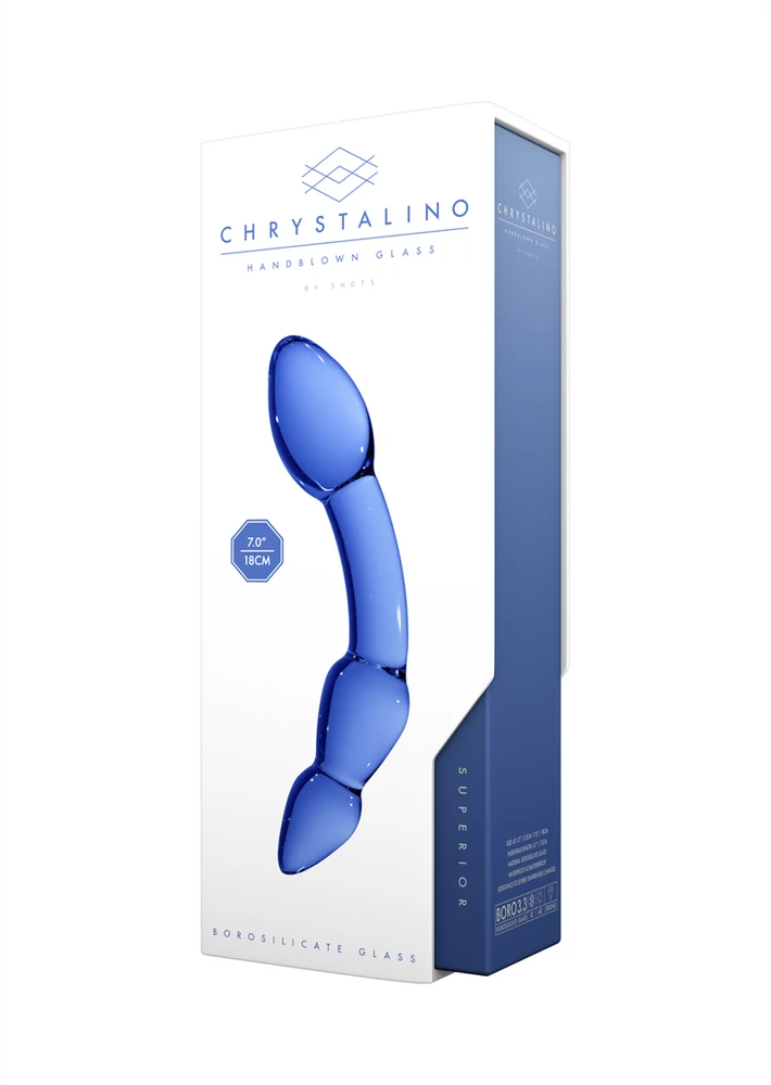 Chrystalino By Shots Superior – stiklinis dildo