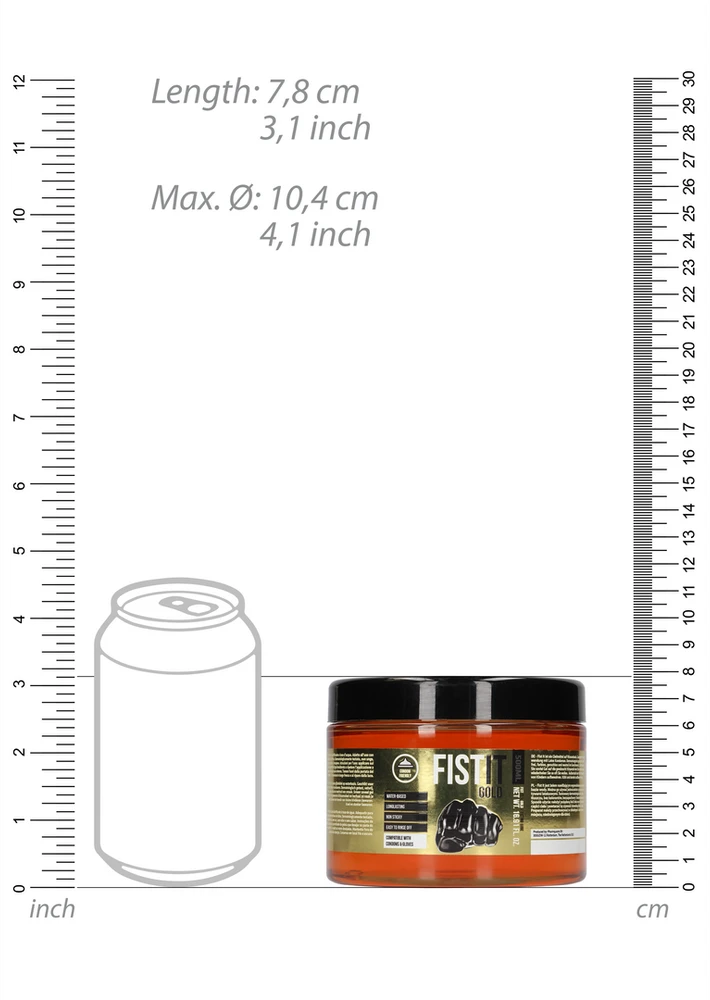 Shots Pharmquests Fist It Gold - 500 ml
