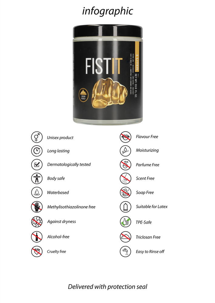 „Shots“ vandens pagrindo lubrikantas – stiklainis – 33,8 fl uncijos / 1000 ml
