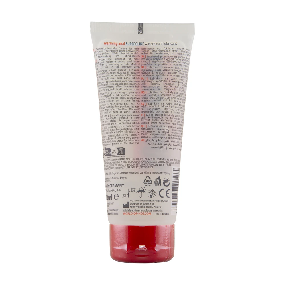 Hot Thick, labai drėkinantis analinis lubrikantas 100ml