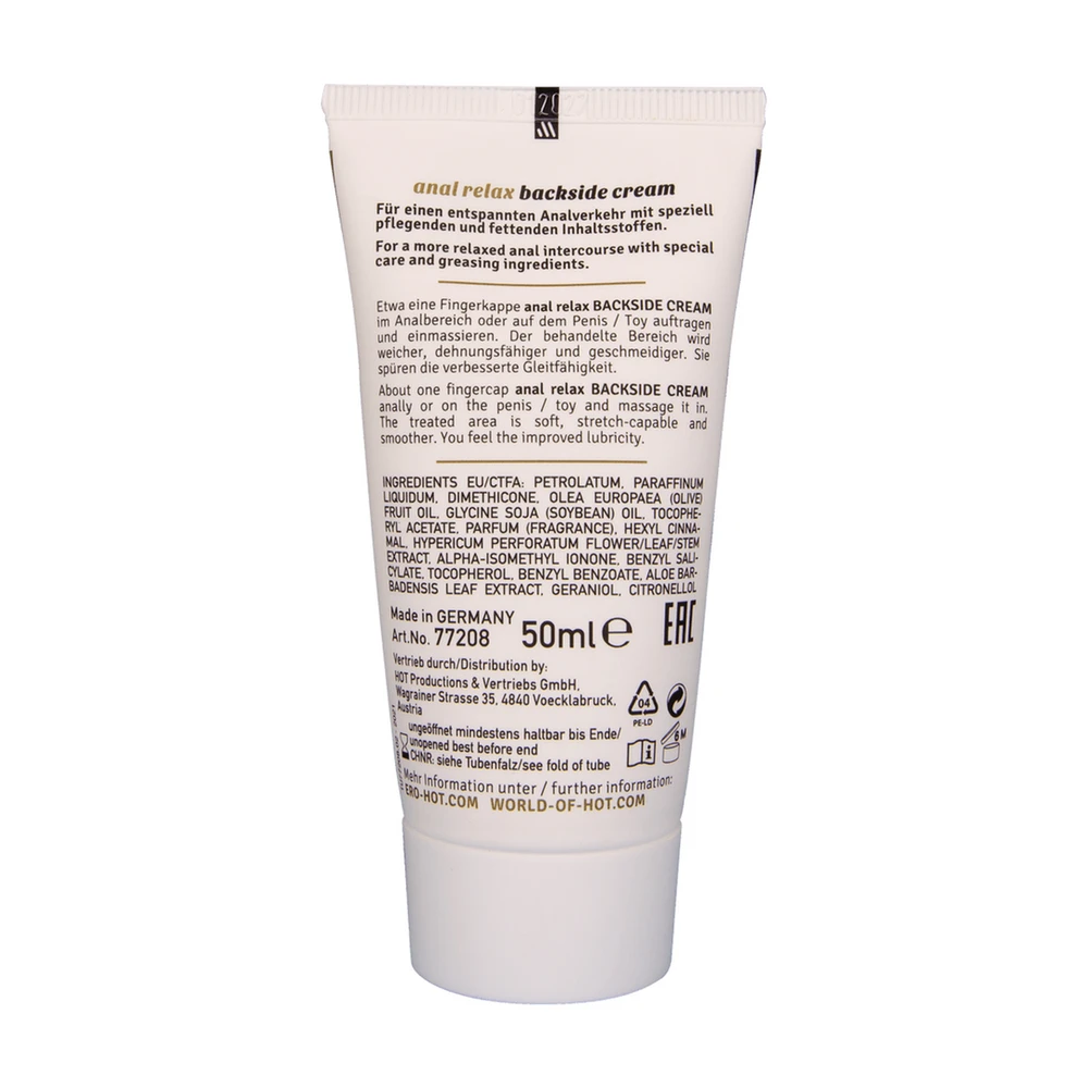 HOT analinis relax nugaros kremas 50ml