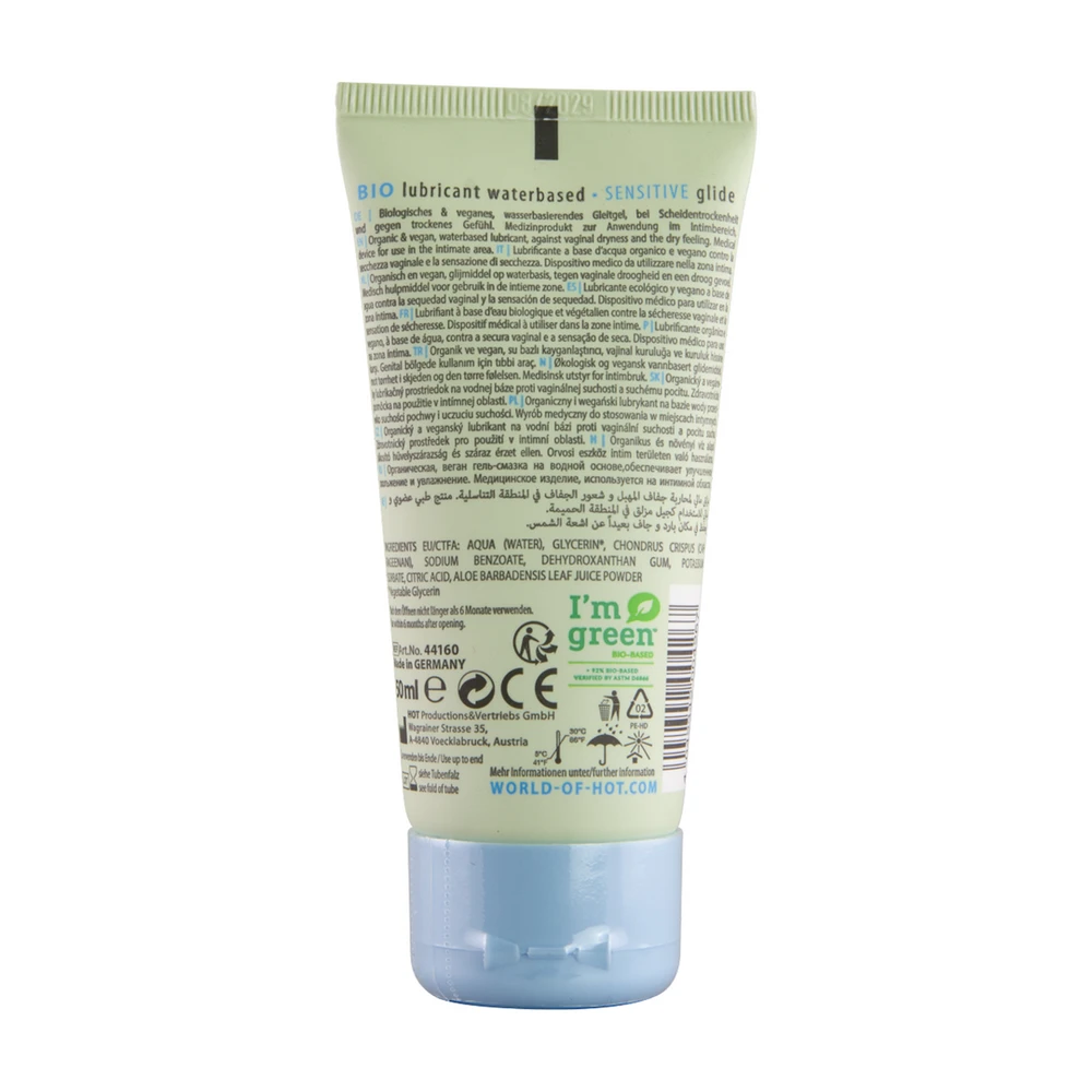 Hot Vandens pagrindo lubrikantas „Bio Sensitive“, 50 ml