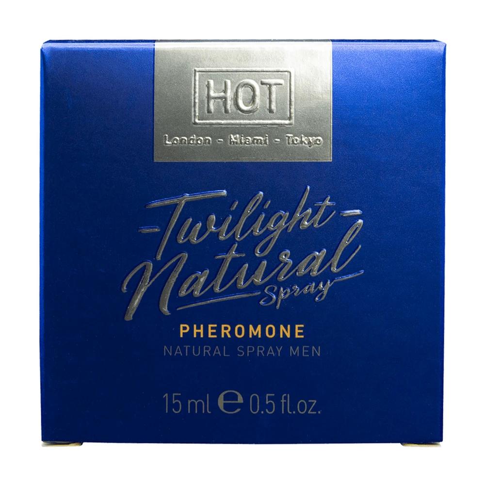 HOT Twilight – feromoninis natūralus purškiklis vyrams – 0,5 fl uncijos / 15 ml