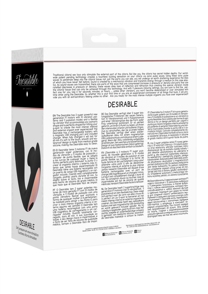 Irresistible By Shots Desirable - Juodas