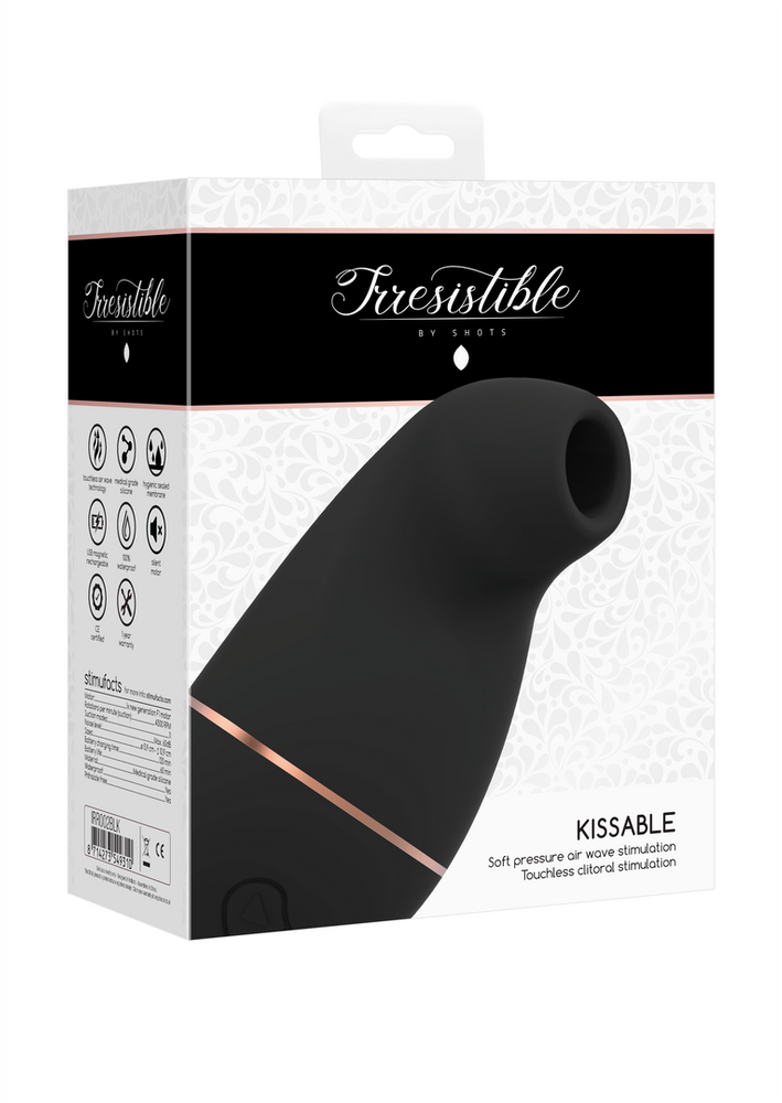 Irresistible By Shots Kissable – siurbiamas vibratorius