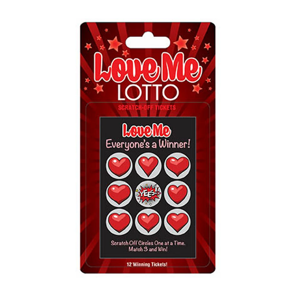 Little Genie Productions Love Me Lotto – 12 unique tickets
