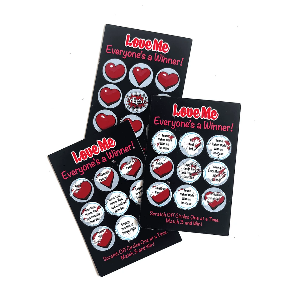 Little Genie Productions Love Me Lotto – 12 unique tickets