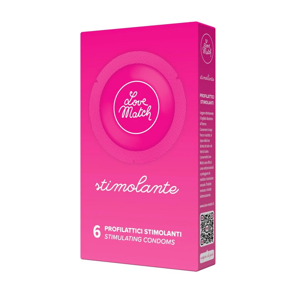 Love match prezervatyvai stimuliuojantys moterį, 6 vnt