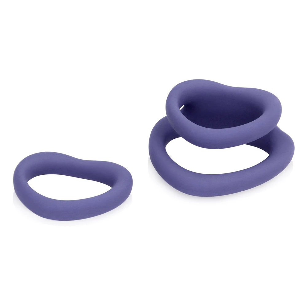 Loveline By Shots Širdies žiedų rinkinys – violetinė audra