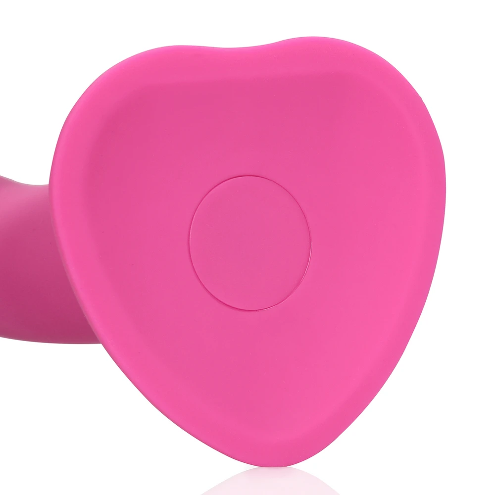 Loveline By Shots Rožinė Non-Phallic Vibrating Dildo - Medium - Powerful Rožinė