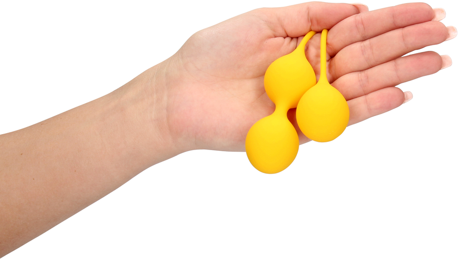 Loveline By Shots Silikoninis Kegel Balls treniruočių rinkinys - Carambola