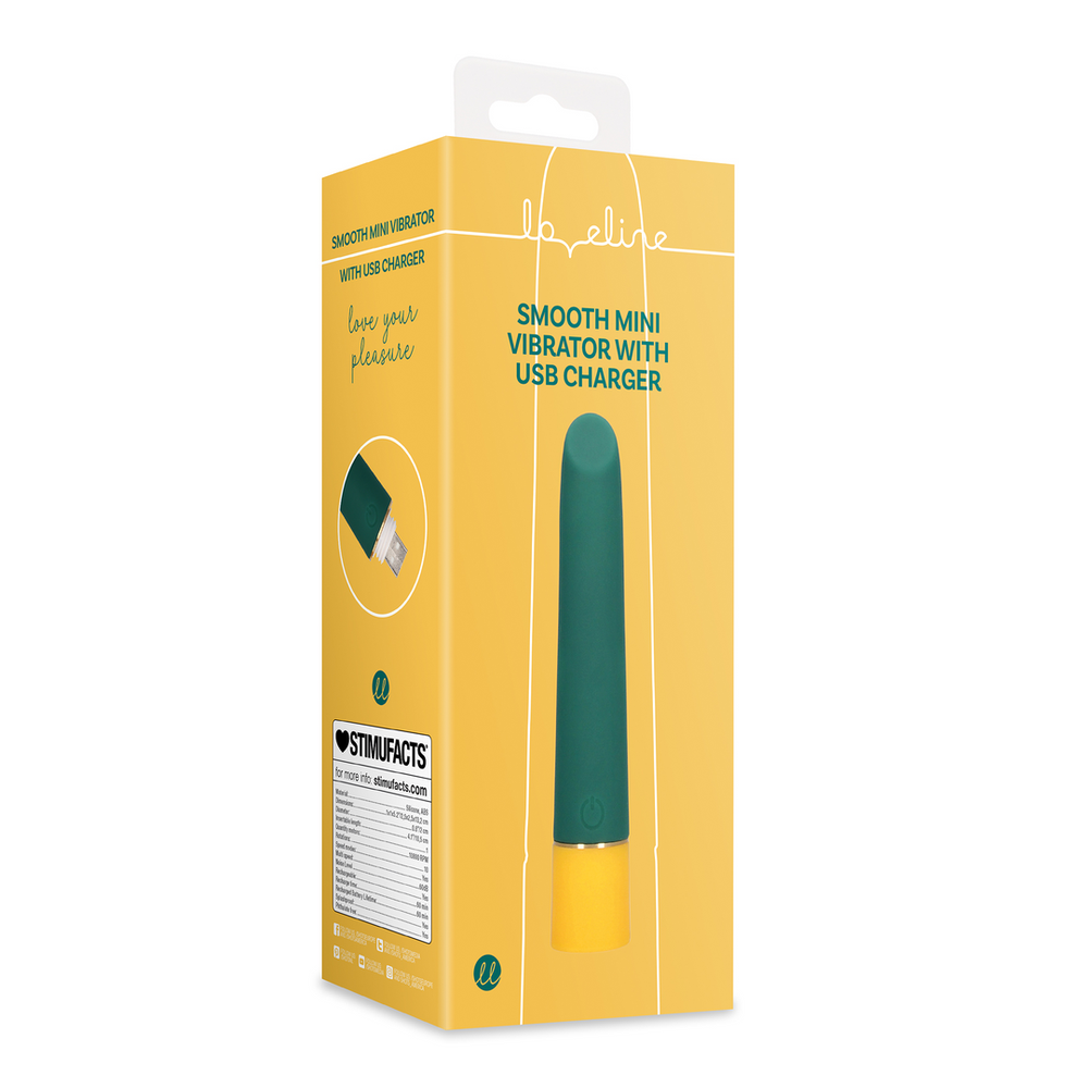 Loveline By Shots Smooth mini vibratorius su USB įkrovikliu