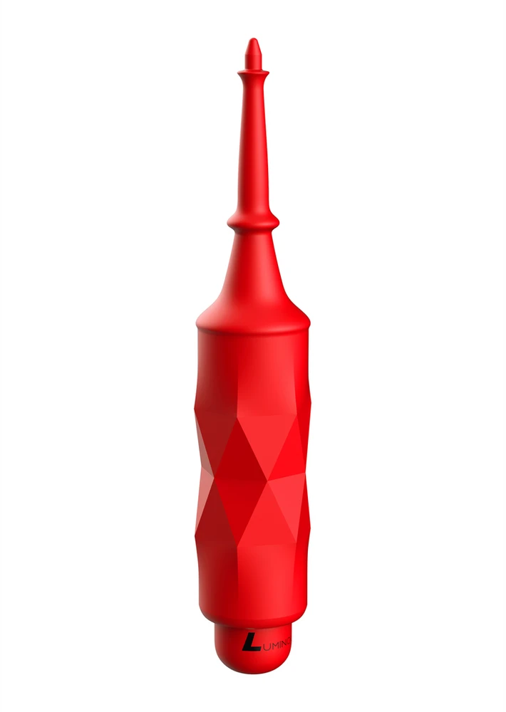 Luminous By Shots Šviečiantis Bullet Vibrator 10 režimų ilgas siauras galiukas