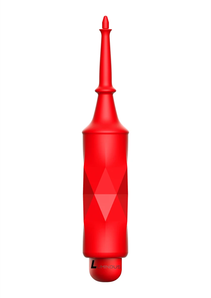 Luminous By Shots Šviečiantis Bullet Vibrator 10 režimų ilgas siauras galiukas