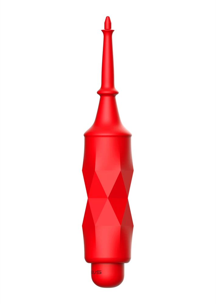 Luminous By Shots Šviečiantis Bullet Vibrator 10 režimų ilgas siauras galiukas
