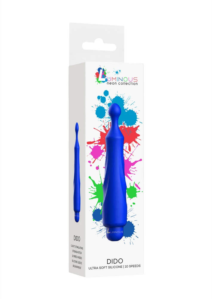 Luminous By Shots Šviečiantis Bullet vibratorius su gofruotu apvaliu antgaliu
