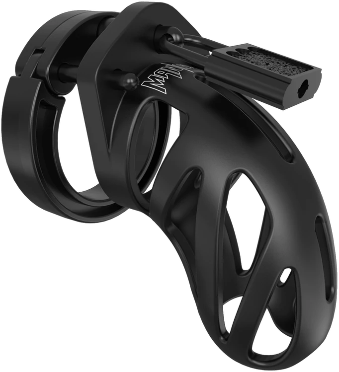 Mancage By Shots 24 modelis - "Chastity Cage" - 3,5'' / 9 cm - juodas
