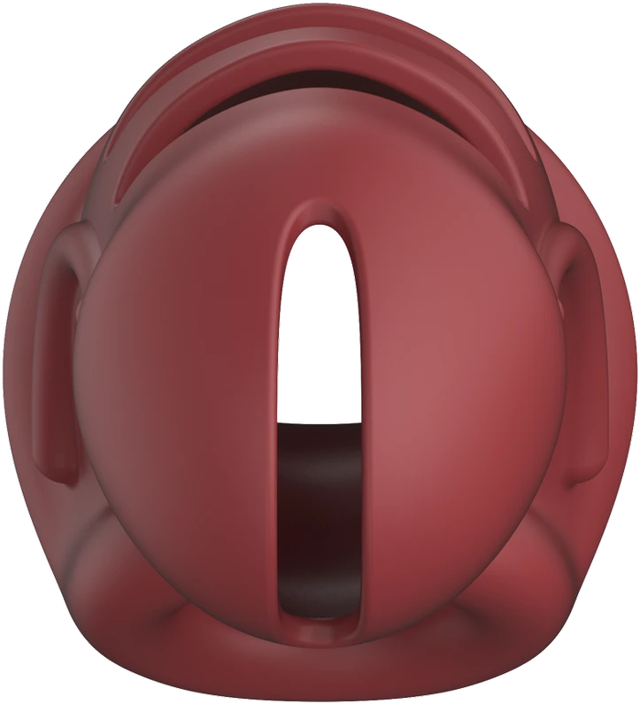 Mancage By Shots 28 modelis - Ultra Soft Silicone Chastity Cage - Raudona