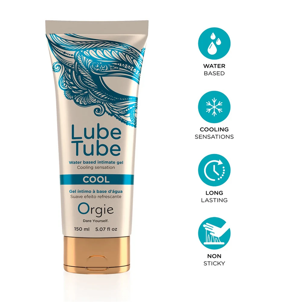 COOL Orgie - Lubrikanto tūbelė, vėsinantis, 150 ml