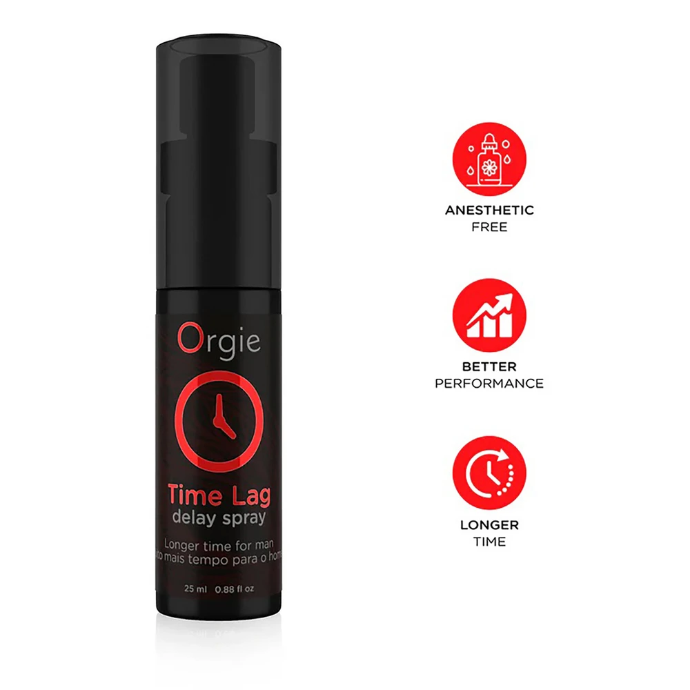 Orgie Time Lag Delay Spray Purškiklis vyrams atidedantis ejakuliaciją (25 ml)