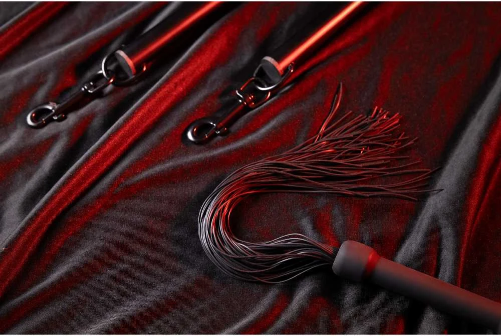 Ouch By Shots Adjustable Spreader Bar - Juodas