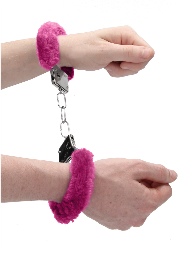Ouch By Shots Ouch! Beginner"s Handcuffs Furry - Rožinė