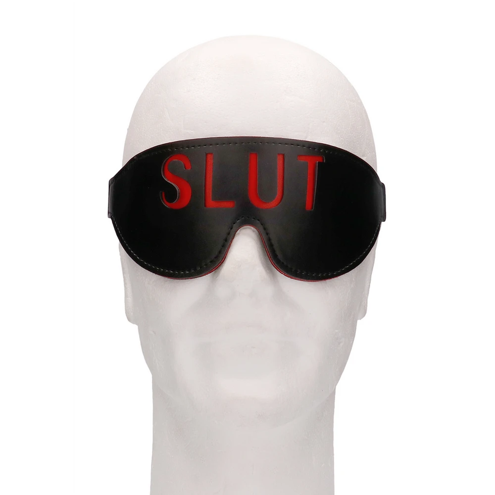 Ouch By Shots Ouch! Blindfold - SLUT - Juodas