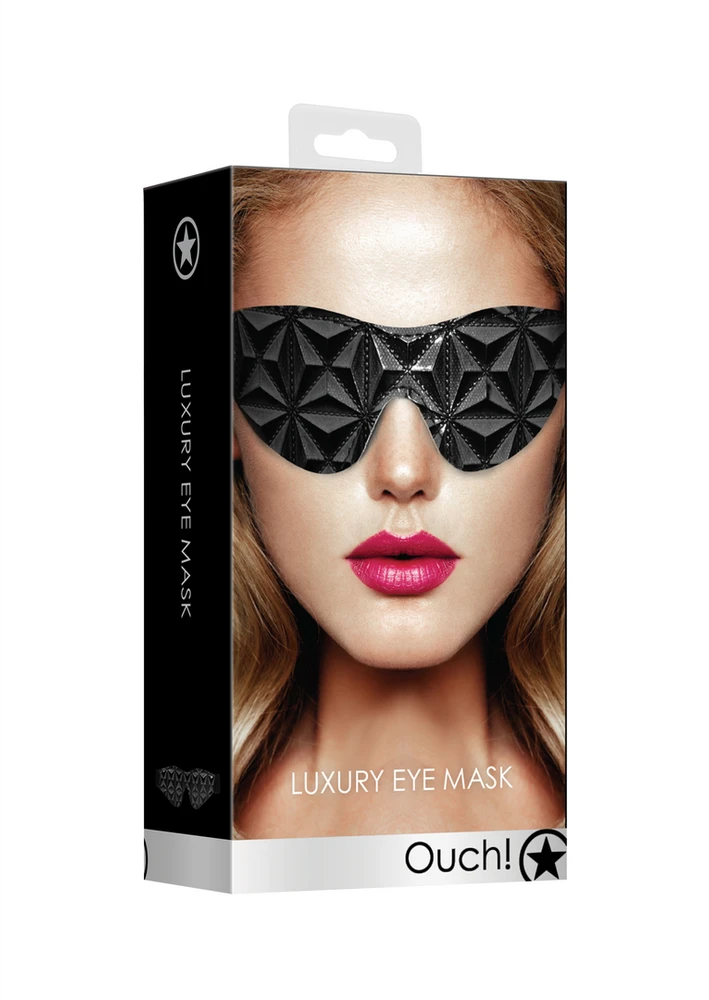 Ouch By Shots Ouch! Luxury Eye Mask - Juodas