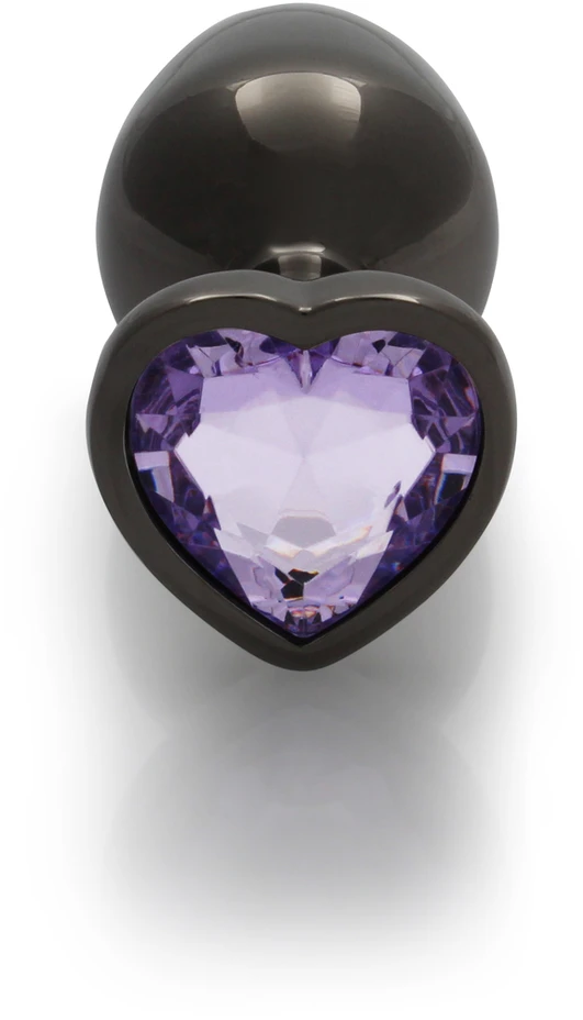 Ouch By Shots Heart Gem Butt Plug - Medium