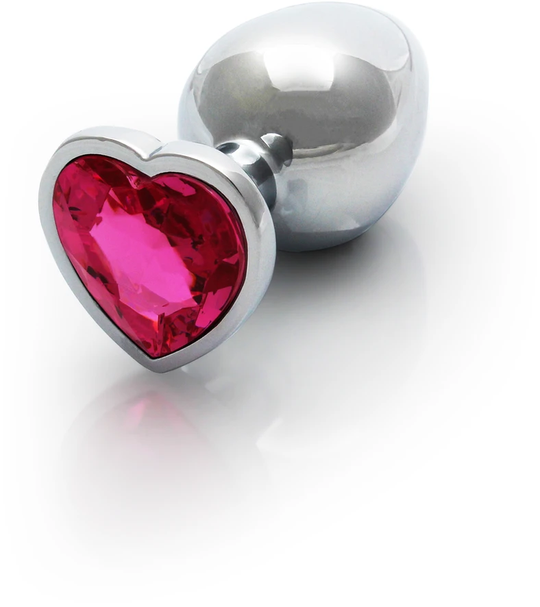 Ouch By Shots Heart Gem Butt Plug - Medium