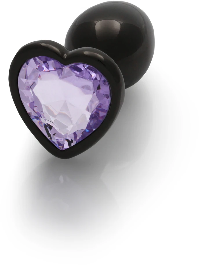 Ouch By Shots Heart Gem Butt Plug - Small