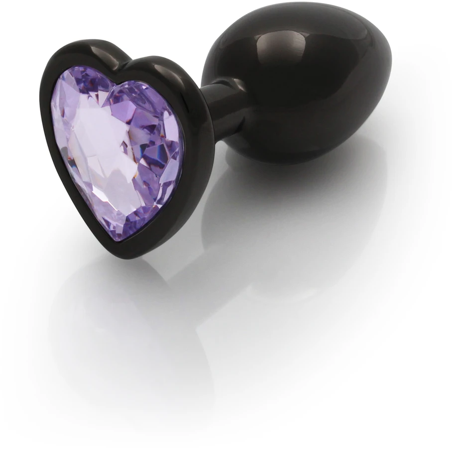 Ouch By Shots Heart Gem Butt Plug - Small