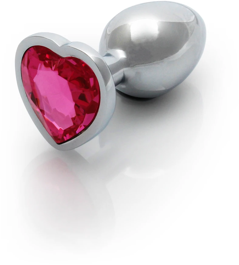 Ouch By Shots Heart Gem Butt Plug - Small