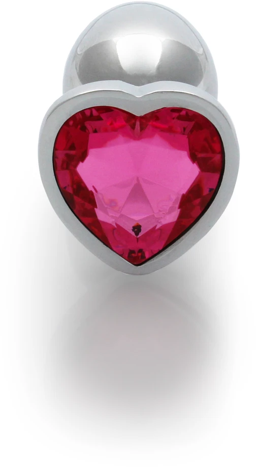 Ouch By Shots Heart Gem Butt Plug - Small