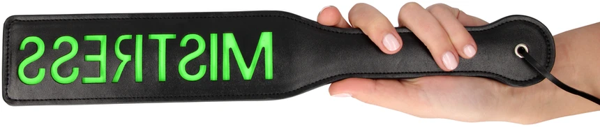 Odinė MISTRESS pliaukštė su neoniniais elementais