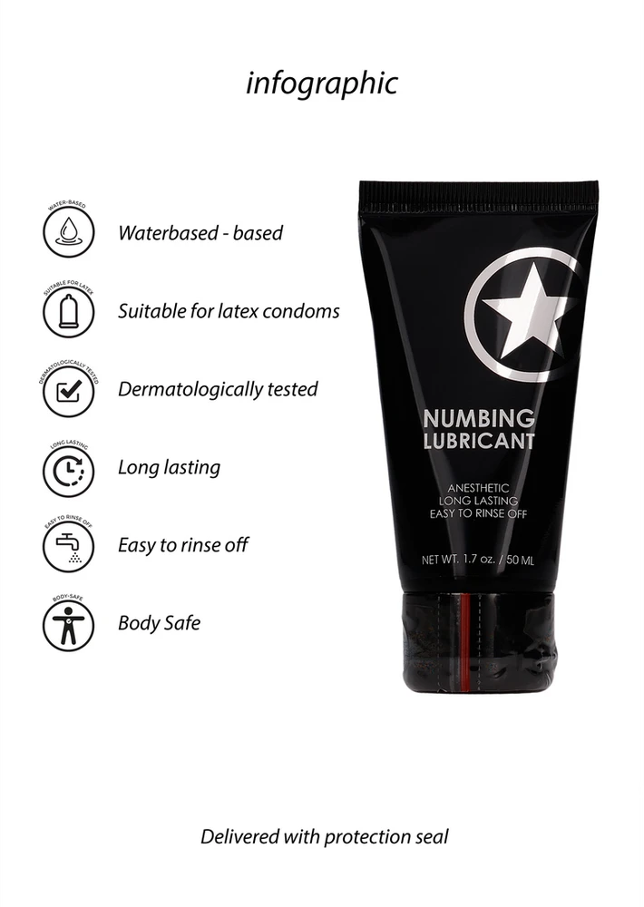 Ouch By Shots Nuskausminamasis lubrikantas - 50 ml